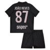 Conjunto Paris Saint-Germain Joao Neves 87 Equipamento 4ª Jordan 2025-26 - Criança